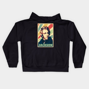 Andrew Jackson Vintage Colors Kids Hoodie